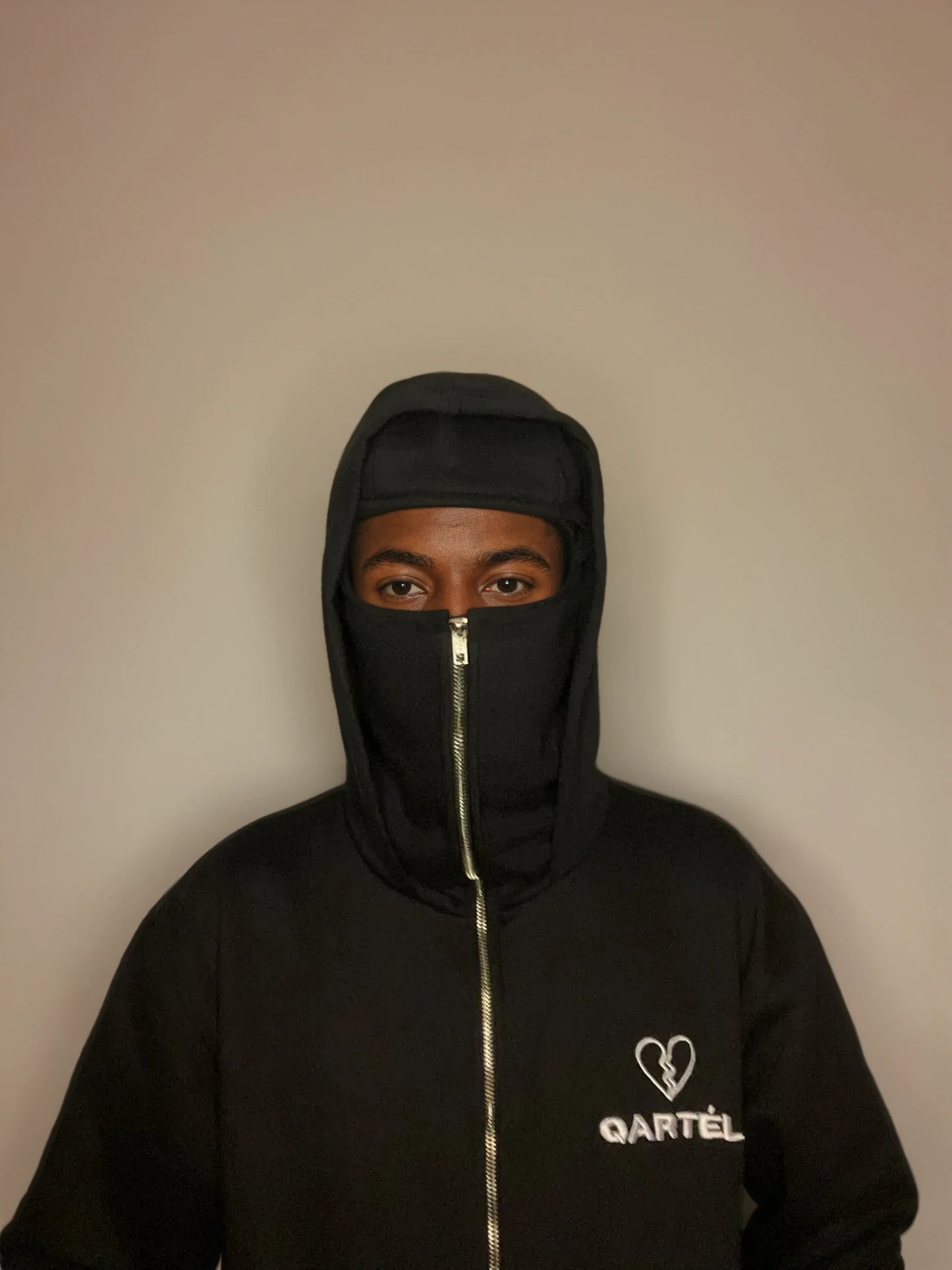 Balaclava Hoodie (Schwarz)