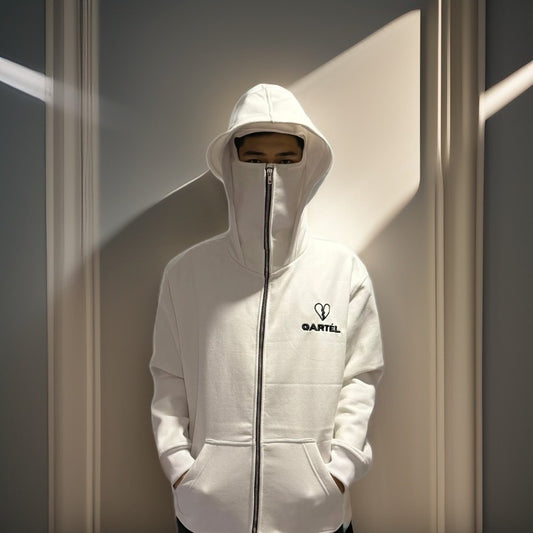 Balaclava Hoodie (Weiß)